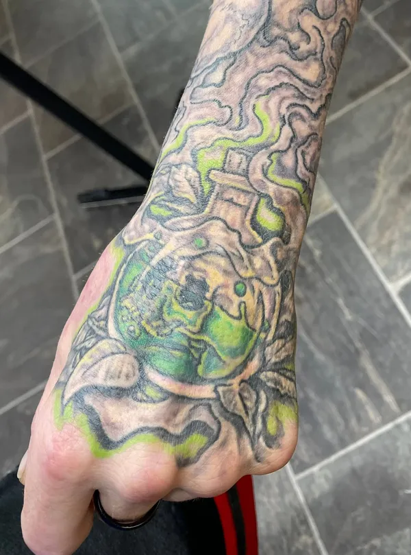 Custom Tattoo Design by Asawolf Viking Tattoo