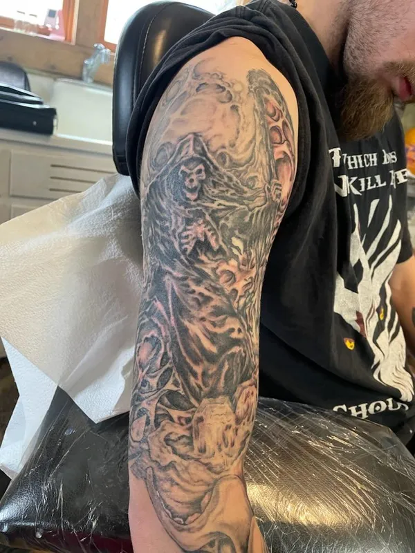 Custom Tattoo Design by Asawolf Viking Tattoo